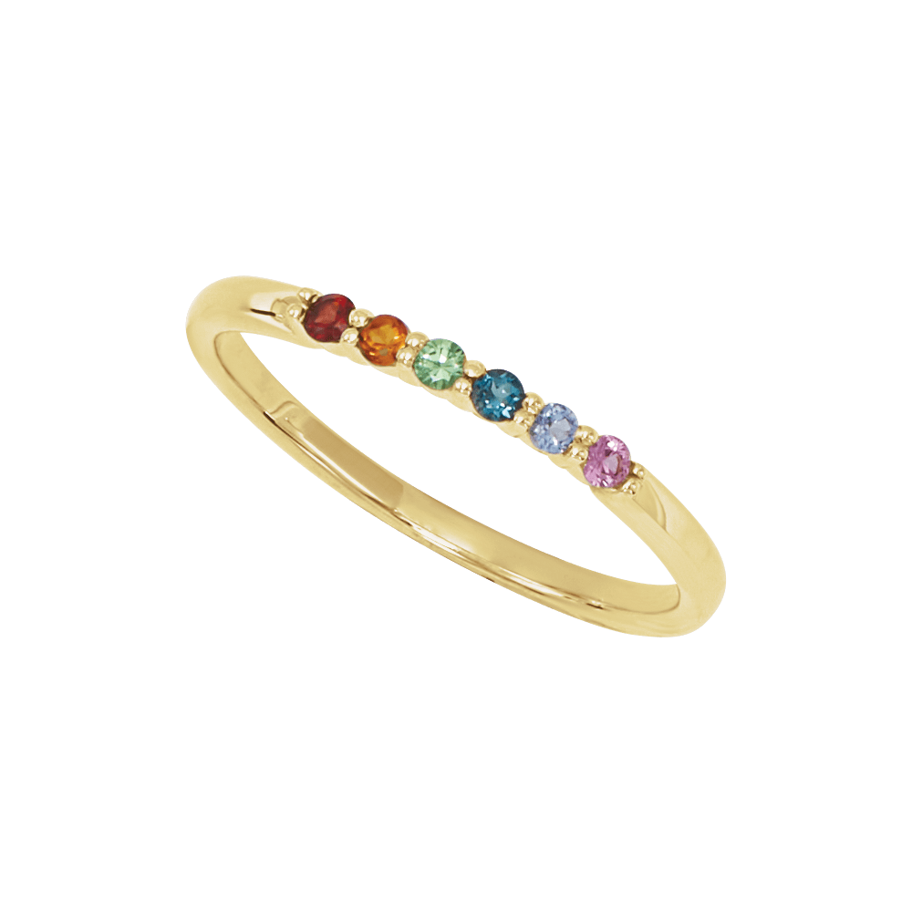 Rainbow Stack Ring