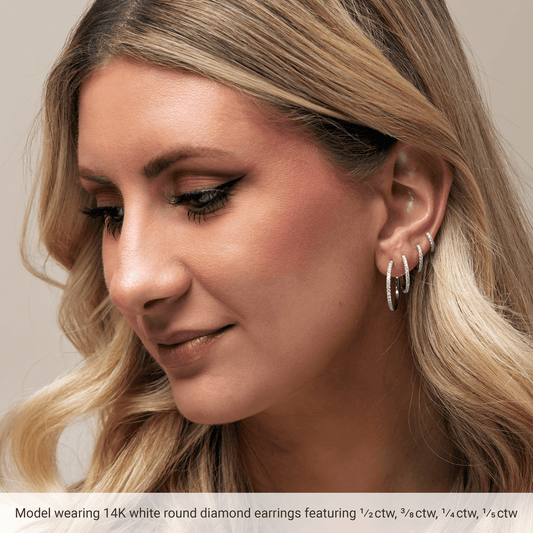 Signature Diamond Hoops