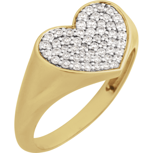 Heart Signet Ring