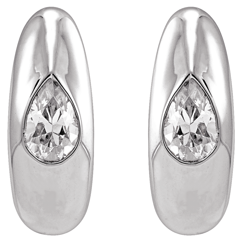 Diamond Huggie Earrings