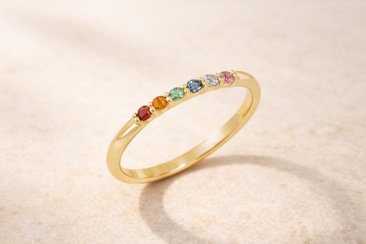 Rainbow Stack Ring