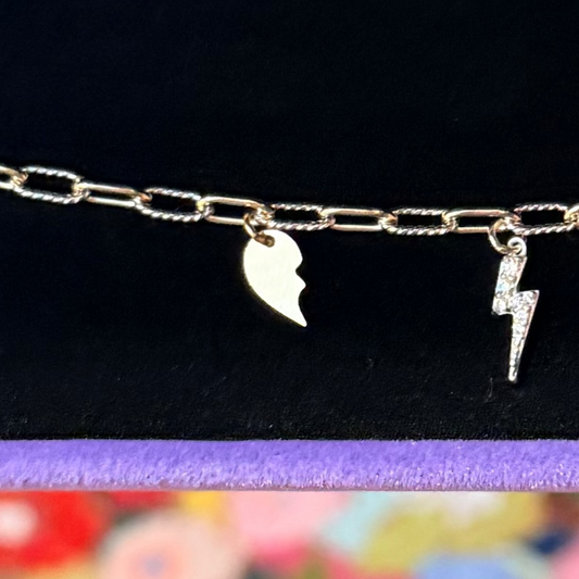 Heart Best Friends Charm