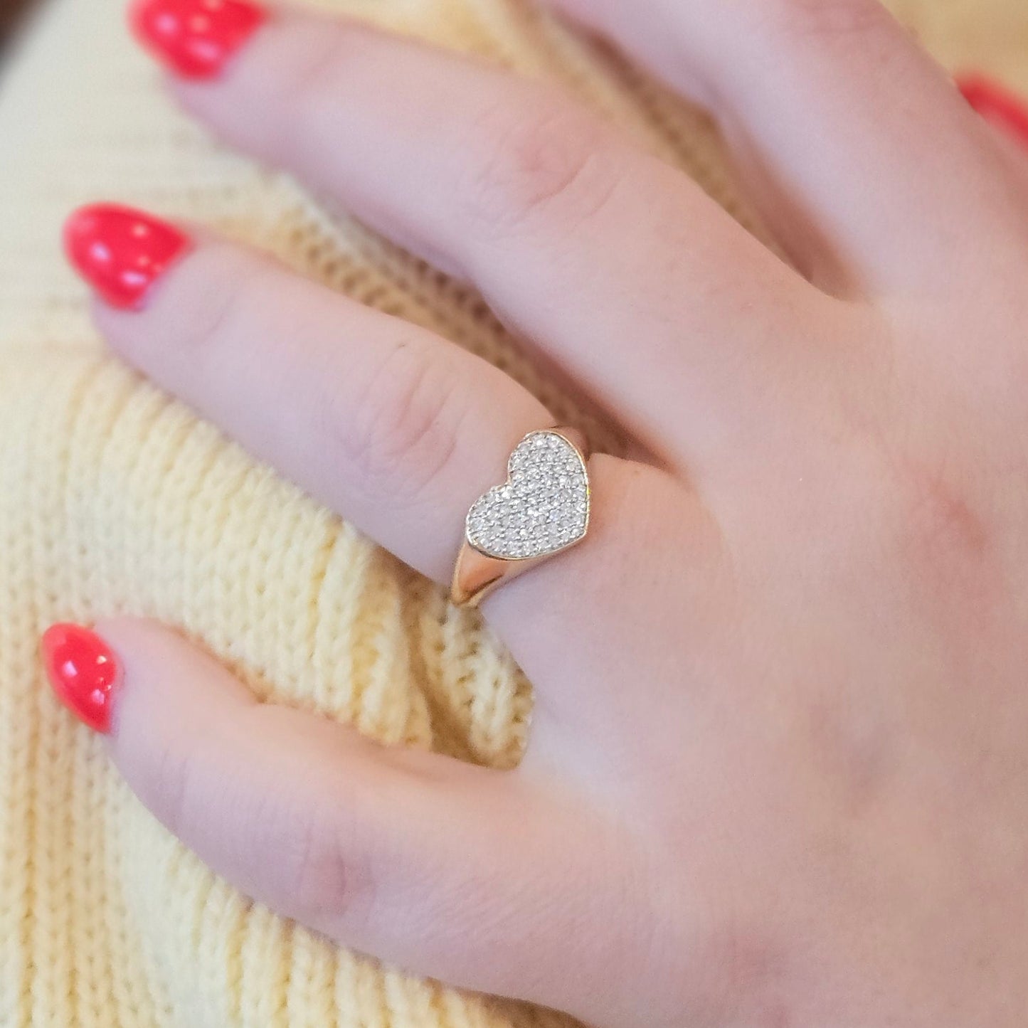Heart Signet Ring
