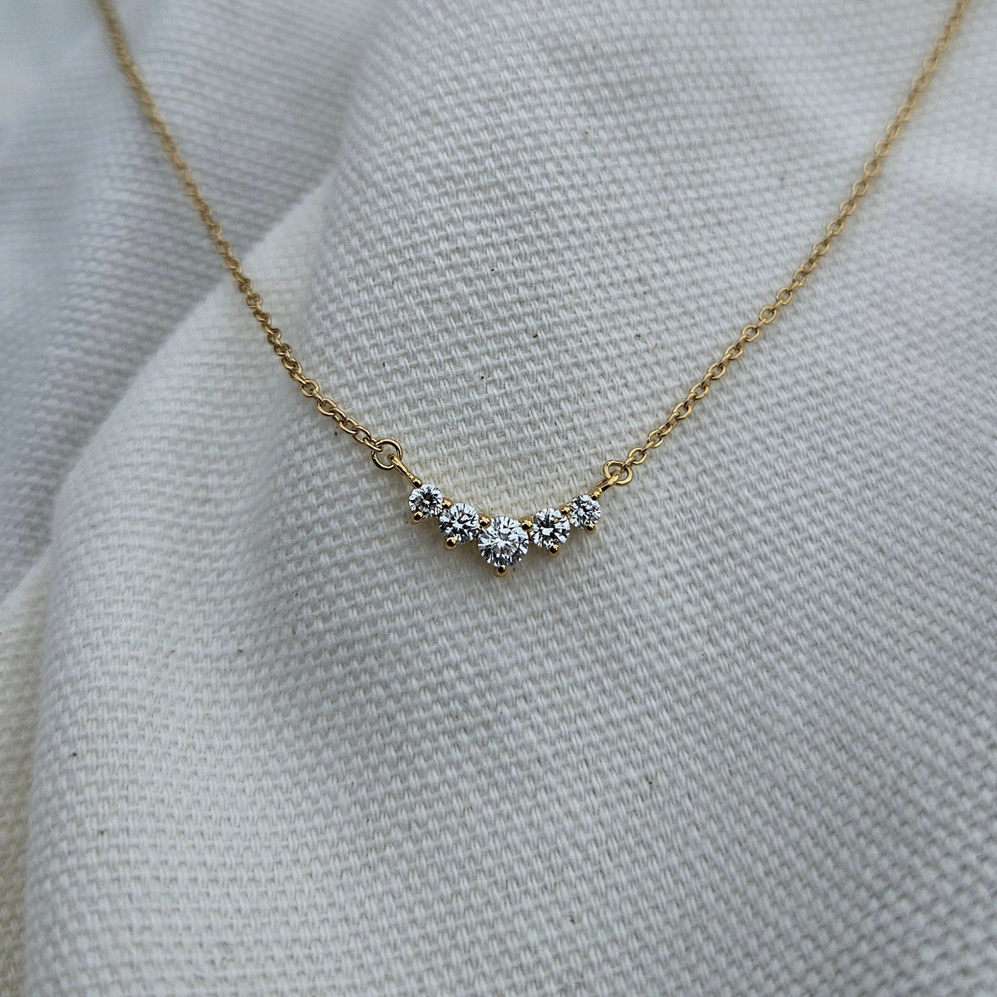 Graduated Diamond Necklace