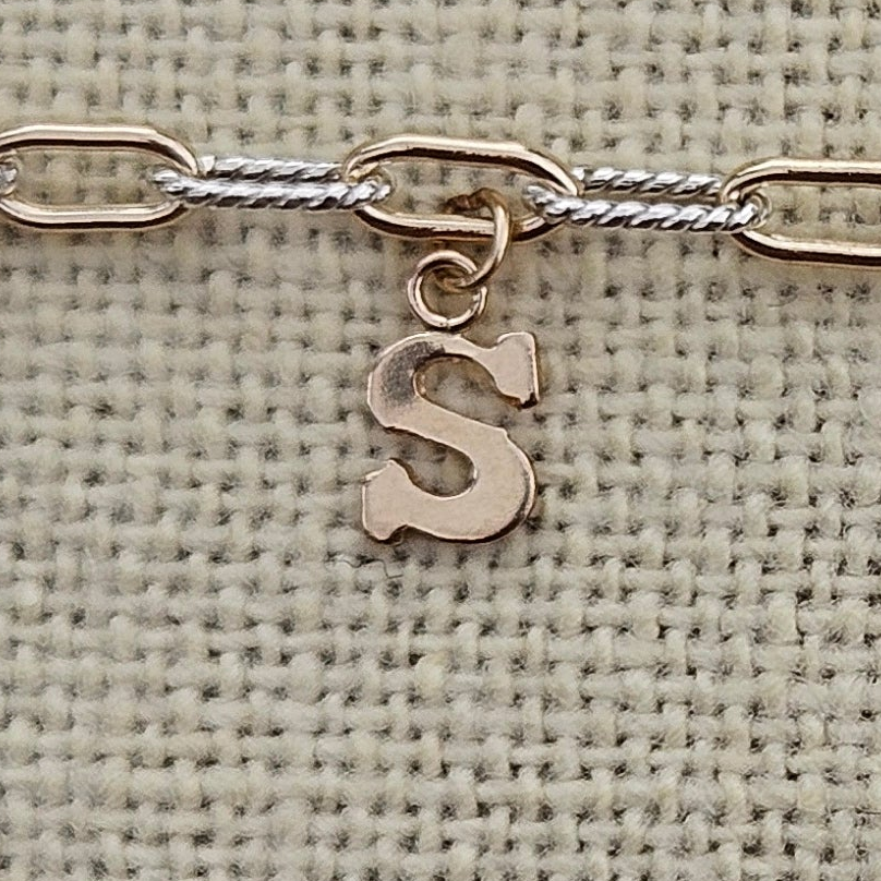 Block Letter Charm