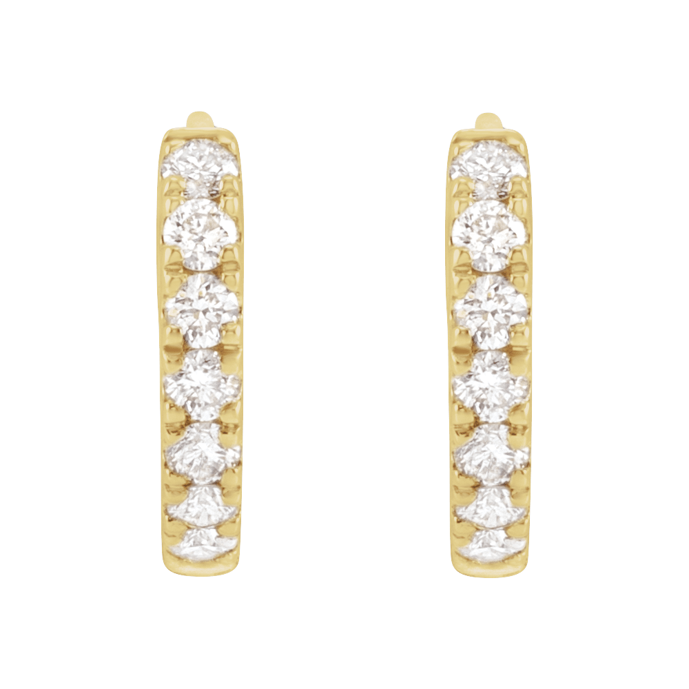 Signature Diamond Hoops