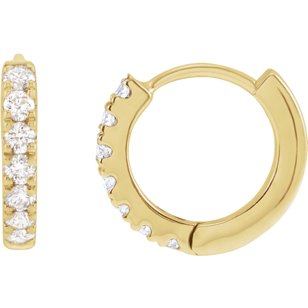 Signature Diamond Hoops