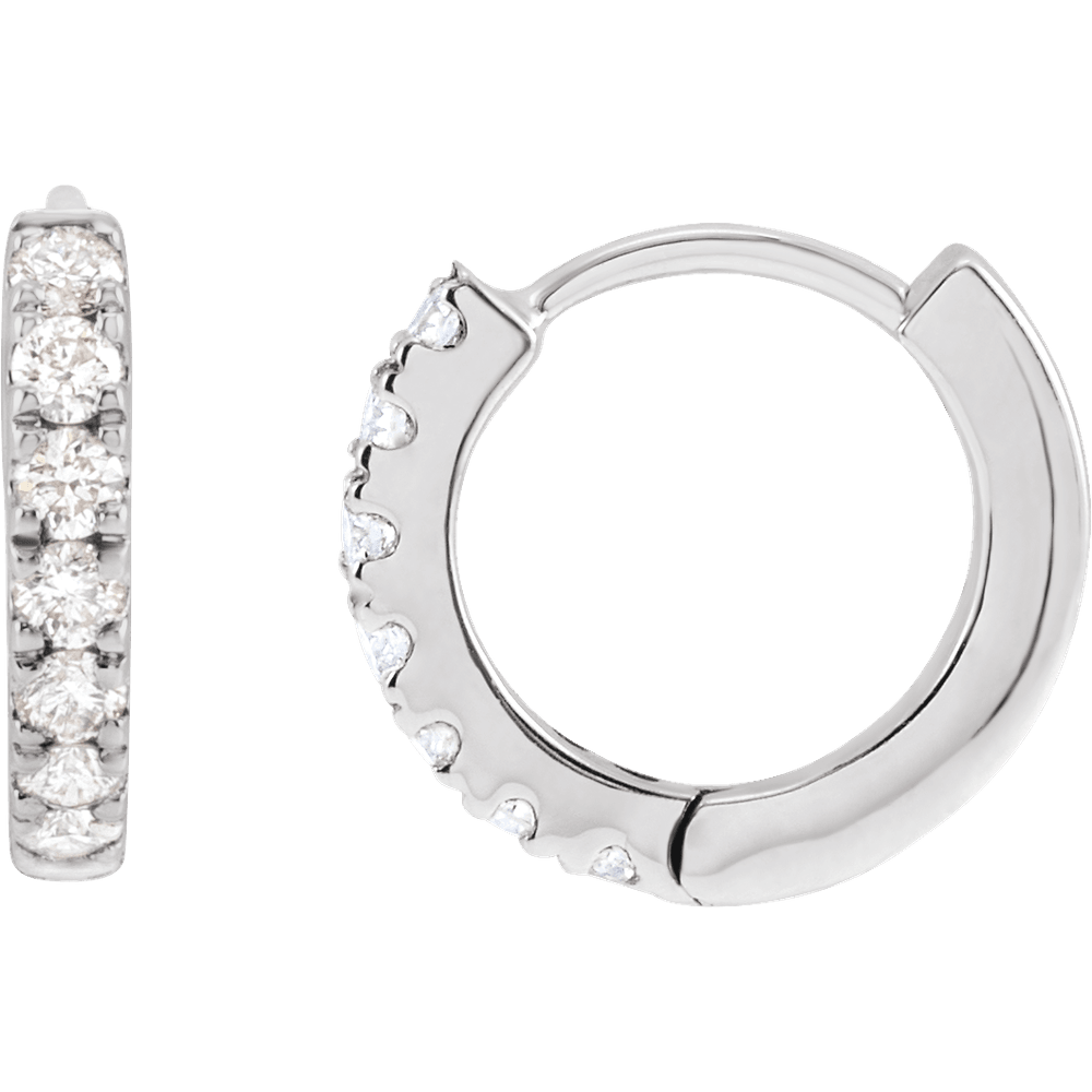 Signature Diamond Hoops