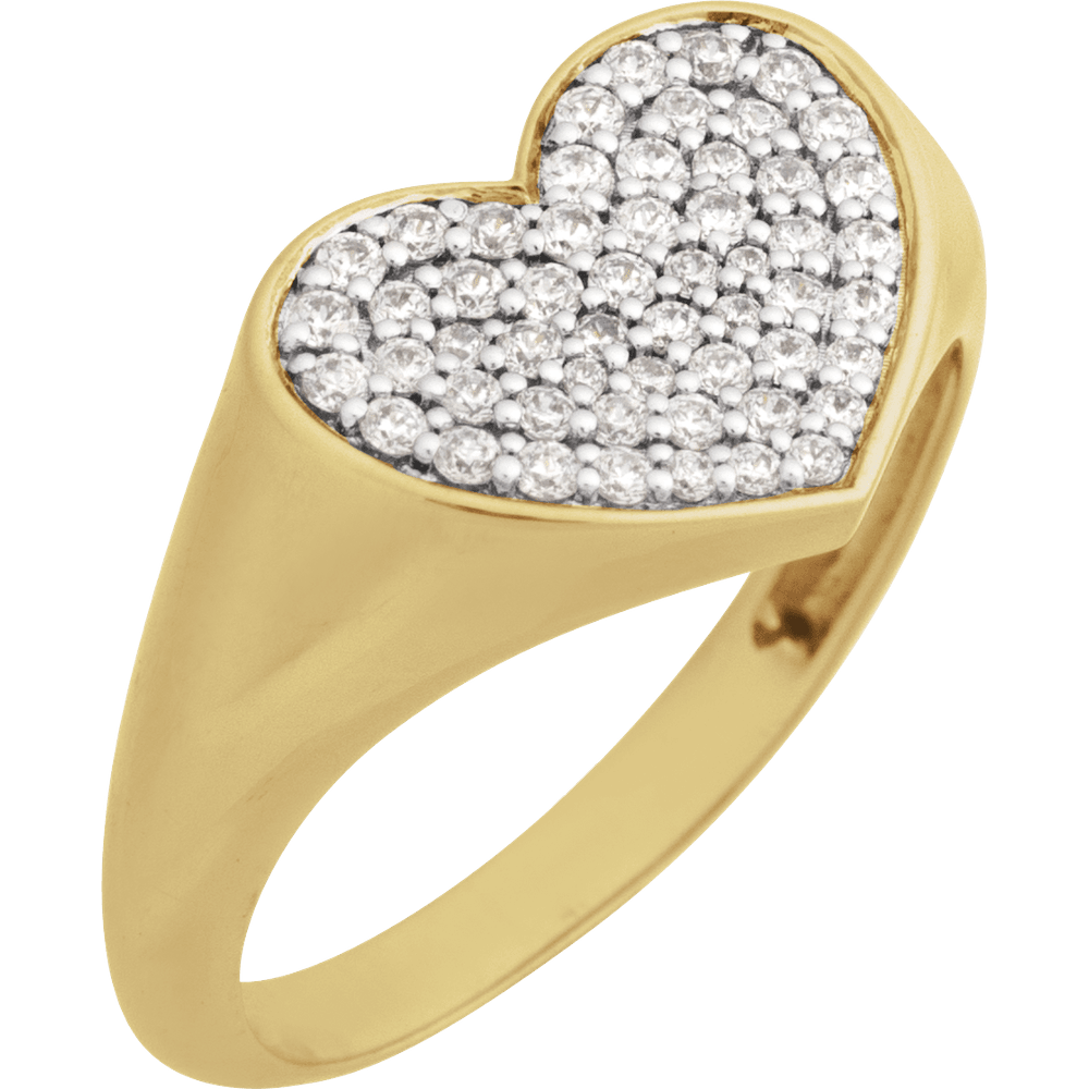 Heart Signet Ring