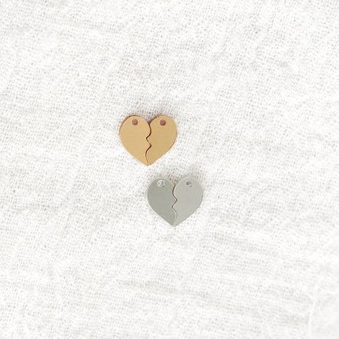 Heart Best Friends Charm