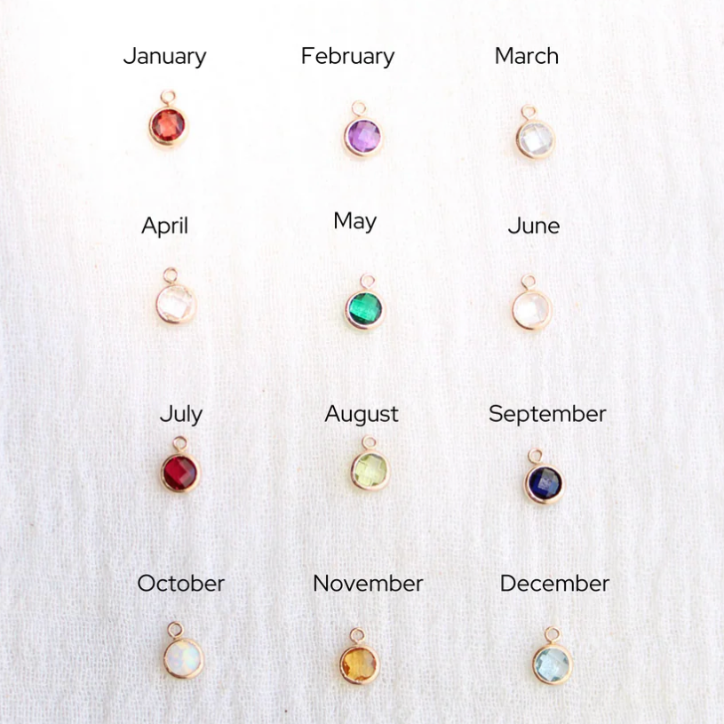 Birthstone Charm
